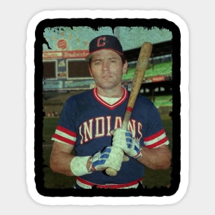 Mike Hargrove (The Human Rain Delay) in Cleveland Guardians Sticker